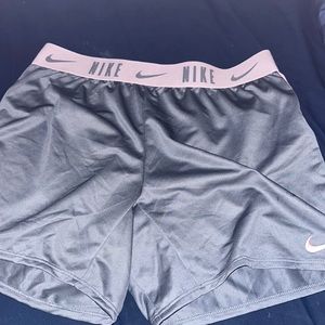 PINK/ GRAY NIKE SHORTS